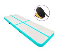 Vidaxl Inflatable Gymnastics Mat With Pump 300X100X15 Cm Pvc Green