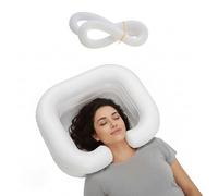 Inflatable Hair Wash Basin - Portable Shampoo Tray for Bed Use - Ideal for Elderly, Injured & Handicapped - Easy Hair Washing & Cleaning Aid for Disabled