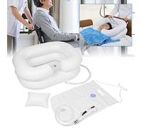 Inflatable Hair Washing Basin, Elderly Bedridden Patient Care Portable Shampoo Bowl Hair Washing Basin Shampoo Tray (Medium size washbasin)