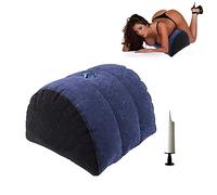 Inflatable Half Moon Pillow Lumbar Posture Support Sex Cushion for Coupe Multifunctional Portable Travel Pillow