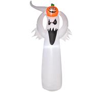 Inflatable Halloween Floating Ghost Pumpkin Outdoor Decoration w/ LED Lights 6FT