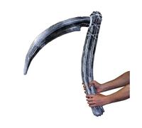 Inflatable Halloween Scythe - Large Grey Inflatable Grim Reaper Death Scythe - Halloween Trick or Treat Fancy Dress Costume Accessory