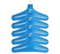 Inflatable Hangers - 5PCS Windproof Portable Clothes Rack, Round Shoulder Non-Slip Space Saving Coat Hanger | Heavy Duty Metal Hook For Home Car Camping Trip Indoor Outdoor Travel Essentiials