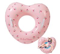 Inflatable Heart Float - Water Lifesaving Toy, Bridal Shower Supply, Wedding Engagement Decor, Graduation Pool Party, Girls Beach Lounger, Romantic Poolside Accessory