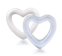 Inflatable Heart Pool Float, Sweet Love Swim Rings Float Loungers Tube for Summer Water Fun Beach Party Toys Floaties for Adults(Light White+Milky White,2)