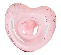 Inflatable Heart Rings - Heart Floating Pool | Center Love Floatiés LUNGER | Portable Swimming Pools Ring with Handles | Blow Up Baby Swim Tube for Age Over 6 Months