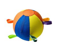 Inflatable Herding Ball for Dogs & Horses, 18 Inch Giant Dog Toy, Puncture Resistant for Large Breeds, Border Collie & Australian Shepherd Toys (Floral Pattern, S)