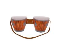 Inflatable Hippie Bongo Drums, with Strap