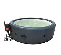 Inflatable Hot Tub for 2-6 People, Energy-Efficient Portable Spa with One-Click Inflation and Smart Temperature Adjustment for Outdoor Relaxation