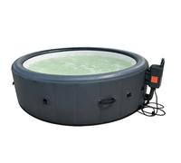 Inflatable Hot Tub for 2-6 People, Energy-Efficient Portable Spa with One-Click Inflation and Smart Temperature Adjustment for Outdoor Relaxation