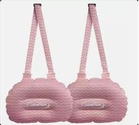 Inflatable Hot Tub Headrest Pillows, Pink, Twin Pack, compatible with Clever spa, LAY-Z-SPA, Mspa & INTEX