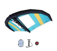 Inflatable Hydrofoil Board, 5㎡ Handheld Surfing Wing with Backpack, Pump, Wrist Strap, 2 Windows, Wind Wingfoil and Hydrofoil Board, Wing Windsurfing Sail for Outdoor Water Sports