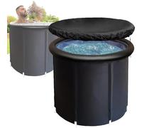 Inflatable Ice Bath,100 Gallon Portable Cold Water Bathtub,Foldable, Multi-Layer Design, Adult Spa,for Athletes