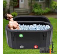 Inflatable Ice Bath Tub for Athletes, Portable Cold Plunge Tub for Rapid Recovery, Ideal for Post-Workout Therapy and Muscle Relaxation