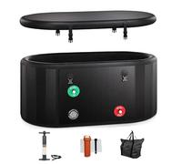 Inflatable Ice Bath Tub for Athletes, Portable Cold Plunge Tub with Multiple Layers and Backpack, Freestanding for Recovery and Therapy