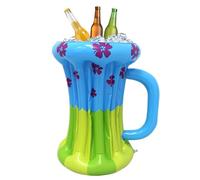 Inflatable Ice Bucket - Beer Cooler Drinks | Palm Drink Cooler | PVC Flocation Floating Drinks | Party Ice Container for Outdoor Events