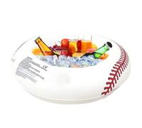 Inflatable Ice Cooler, Sport Ball Shape Drinks, 25.2 x 25.2 in Waterproof Bucket Set, Floating Serving Bar, Picnic Entertainment for Outdoor, Backyard BBQ, Camping, Travel Use