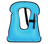 Inflatable Jacket with Breathing Mouth and Strap Anticollision Swimsuit for Kayaking Boating Fishing