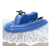 Inflatable Jet Boat for Two with Scooter Option - 10 Speed Settings, 130Min Runtime, 40M Dive Depth, Quick Charge in 3.5H, Safe Dual-Fin Design for Pool, Lake, Ocean Adventures