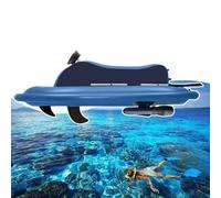 Inflatable Jet Boat With Underwater Thruster,Electric Motorized Inflatable Jet Ski,Water Floating Motor Boat Set For Adults And Kids,Motorboat+500W16A
