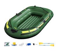Inflatable Kayak - Adult Canoe, Heavy Duty Rafting Boat | Adventure of Portable Water Water Equipment on the Lake, Reliable Outdoor Boat with Boating Pump PE