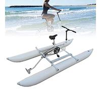 Inflatable Kayak Bikeboat for Lake, Water Bikes, Outdoor Pedal Bicycle Boat, Water Sports Touring Kayaks Sea for Sport Fun Fishing, Water Sports Equipment