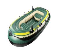 Inflatable Kayak Boat - 2/3 Person Canoe Kayak, Portable Inflatable Canoe | Strong Pvc Boats Raft Kayak, Portable Rowboat for outdor Water Sports Lake Paddling Trips and Adventure Cruising