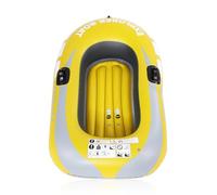 Inflatable Kayak Boat, PVC 1 Person Rowing Air Canoe, Fishing Diving Drifting, Inflatable Fishing Boat, for Labor Saving Paddling, with Double Valve