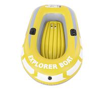Inflatable Kayak Canoe 2 Person Boat Fishing Diving PVC Air Rowing inflatable canoe 2 seater Wear Resistant with Two Paddle Mounts for Labor Saving Paddling Safety & Flotation Devices