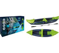 Inflatable Kayak Canoe 2 Person Cruiser Boat Outdoor River Lake Fishing Fun Raft