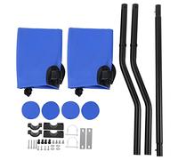 Inflatable Kayak Stabilizer Outrigger Kit Premium PVC Floating Balancing Boat Accessory for Canoeing Kayaking Fishing Beginners White Blue Yellow 2975g (Blue)