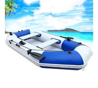 Inflatable Kayak,Thickened Wear-Resistant PVC Portable Inflatable Raft for Adults,Multi-Purpose Water Boat for Boating Fishing Hunting, Suitable for Lakes Rivers White Water Rapids 3.0(6-7people)