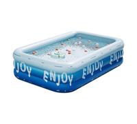 Inflatable Kiddie Pool For Kids And Adults - UV Resistant Blow Up Swimming Pool | Large Inflatable Lounger | Durable Water Tube Toy For Family, Men, Women, And Group Activities | Use For Backyard, Be