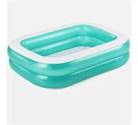 Inflatable Kids Swimming Pools - Sea World Rectangular Paddling Pool for Kids - Large 3m Swim Centre - Garden Family Lounger (201 x 150 x 51 cm)