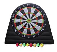 Inflatable Large Dart Board,Portable Giant Outdoor Kick & Throw Dart Games for Family Yard Lawn Carnival (4m)