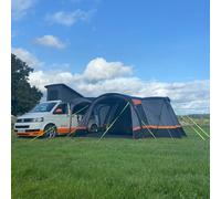 Inflatable Large Driveaway Campervan Awning - Cocoon Breeze V2 - Orange - Dual Door - Sustainable Fabric - Lifetime Warranty - OLPRO