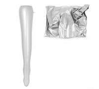Inflatable Leg Mannequin Silver PVC Torso Model for Socks