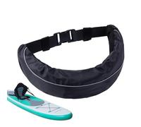 Inflatable Life Belt, Manual Inflating Waist Belt, Adjustable Safety Accessories for Pool Swimming Snorkeling Fishing Kayaking Sailing Surfing