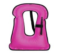 Inflatable Life Jacket for Adults, Compact Buoyancy Aid Swim Vest with Easy Inflate Design, Lightweight Snorkel Vest for Swimming, Kayaking, Paddle Boarding, Fishing(Pink)