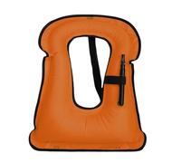 Inflatable Life Jacket for Adults, Portable Buoyancy Aid with Fast Inflation for Paddle Board, Kayaking, Snorkeling, Swimming, Water Sports(4-Orange)