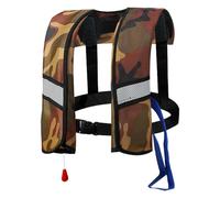 Inflatable Life Jacket Life Vest Basic Manual (639 Green Manual) (A, 50X30cm)