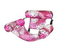 Inflatable Lounge Chair - Pool Lounger Float | Plant Pattern Water Raft | Inflatable Pool Chair Float, Floating Mat Hammock for Outdoor Travel Picnic Home Family Backyard Vacation Camping Beach Lake