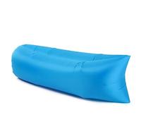 Inflatable Lounger Air Sofa, Inflatable Couch for Camping, Portable Waterproof Anti Air Leaking Pouch Couch Air Chair for Outdoor, Beach, Hiking, Picnics, Music Festivals Green(Blue)