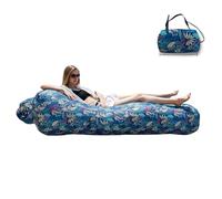Inflatable Lounger Air Sofa Portable Waterproof Couch with Storage Bag - Anti-Leak Design for Beach and Festivals