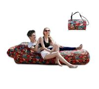 Inflatable Lounger Air Sofa Portable Waterproof Couch with Storage Bag - Anti-Leak Design for Beach and Festivals