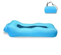 Inflatable Lounger Air Sofa Portable Waterproof Couch with Storage Bag - Anti-Leak Design for Beach and Festivals
