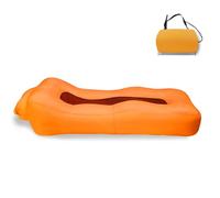 Inflatable Lounger Air Sofa Portable Waterproof Couch with Storage Bag - Anti-Leak Design for Beach and Festivals
