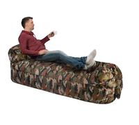Inflatable Lounger Sofa - 94.49 Inch Inflatable Lounger Beach Chair Waterproof Inflatable Sleeping Chair - Oxford Fabric Camping Accessories, Ideal for Music Festivals and Beach Travel
