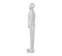 Inflatable Male Mannequin Full Body 168cm PVC Display Silver Inflatable Torso Model 168cm for Clothes Display Portable Male Dress 168cm PVC Retail Shop Use Full Body Mannequin Male 168cm Silver for