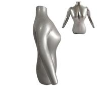 Inflatable Mannequin - 27.56 inches Life Size Mannequin for Cosplay Clothes, Display Models with Lightweight Design, Female Model for Dress, Shirt, Jacket, Halloween, Photography